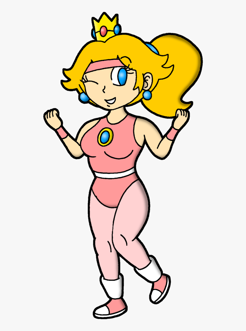 Aerobics Peach By Polishedbrain - Illustration, HD Png Download