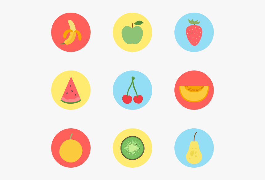 Summer Fruits Icons, HD Png Download