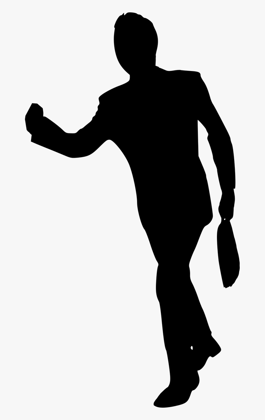 Hombre Con Maletin Siluetas, HD Png Download