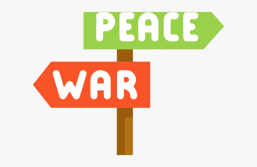 Pigeon Clipart War And Peace - War And Peace Sign, HD Png Download