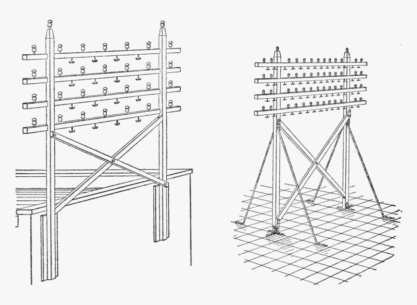 Psm V70 D527 Telephone Wire Supports On The Roof - Technical Drawing, HD Png Download