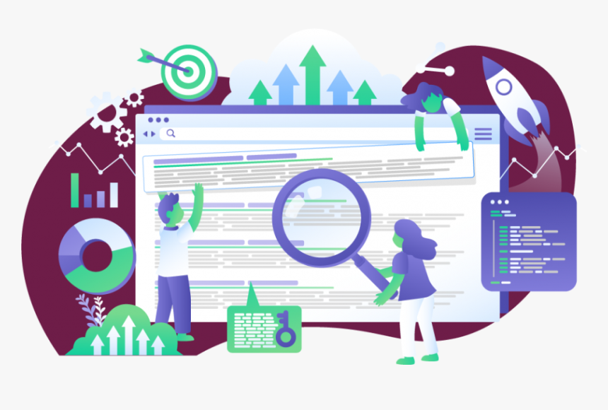 Seo-hd - Seo Dan Marketing Illustration, HD Png Download