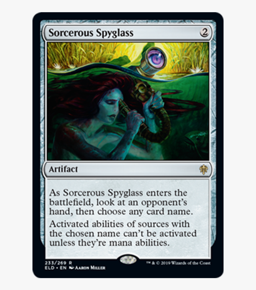 Throne Of Eldraine Sorcerous Spyglass, HD Png Download