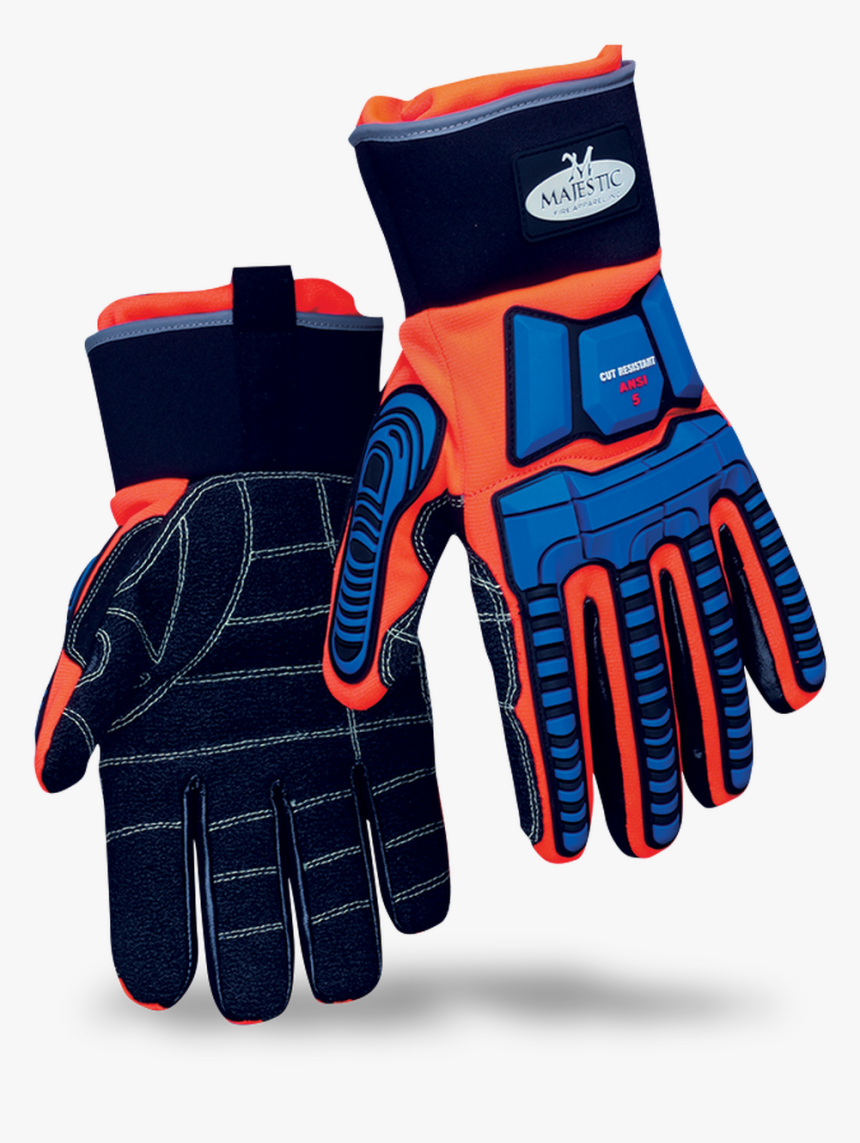 Majestic Oil & Gas Extrication Gloves W/ Blood Borne - Extrication Gloves Bloodborne Pathogen, HD Png Download