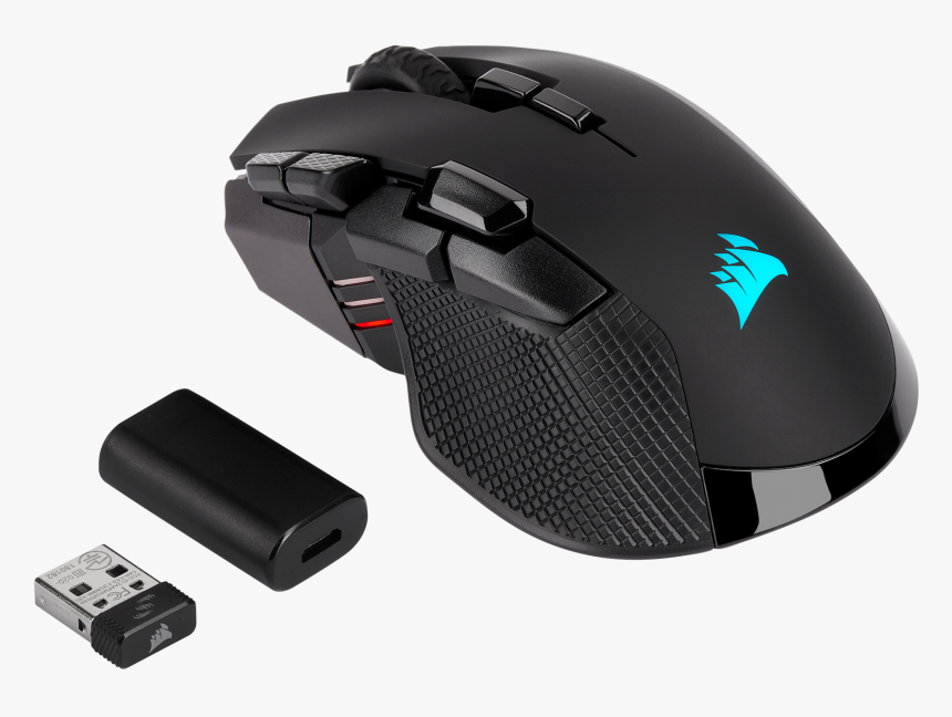 Corsair Ironclaw Rgb Wireless Gaming Mouse, HD Png Download