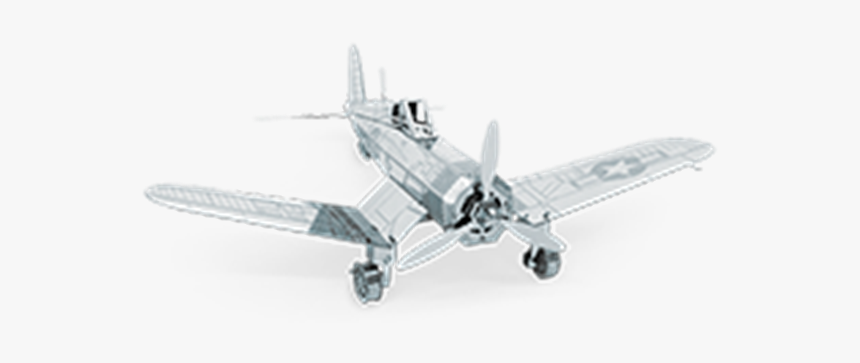 F4u Corsair 3d Metal Model, HD Png Download
