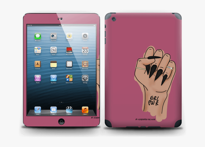 Blush Grl Power Skin Ipad Mini - Pink Sparkle Ipad Case, HD Png Download