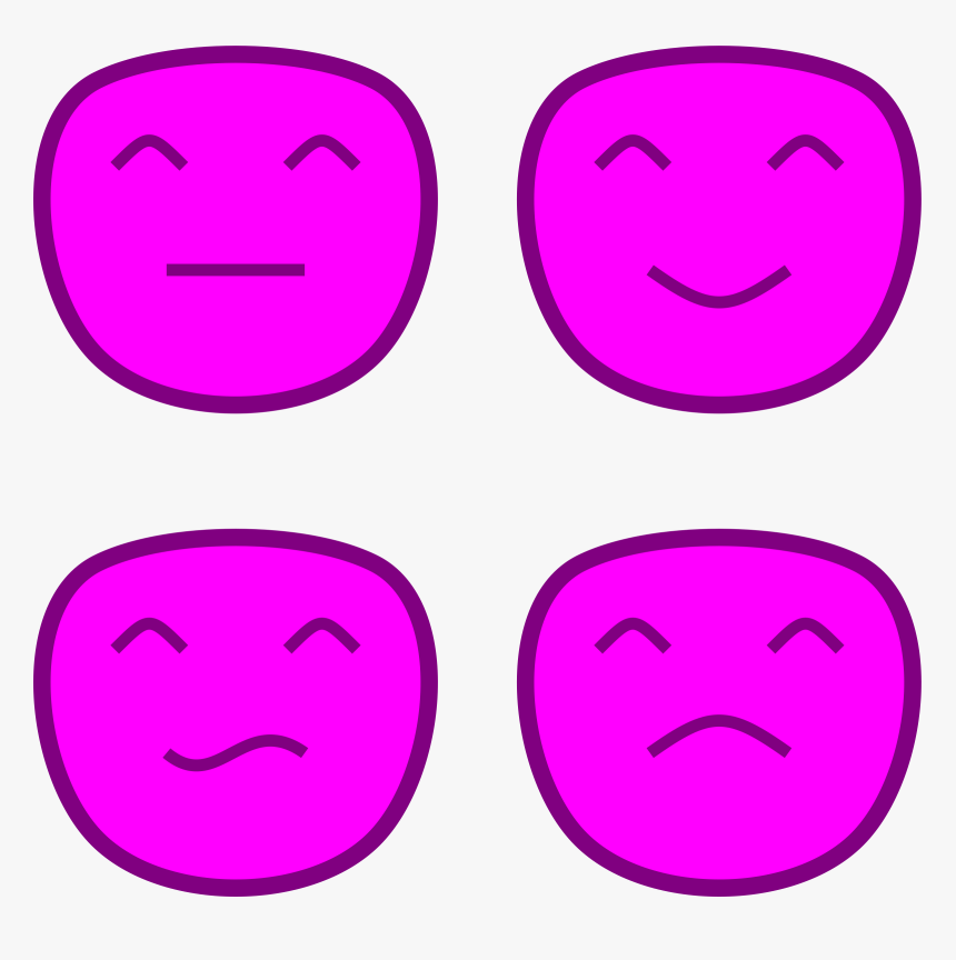 Pink Smileys - Smiley, HD Png Download