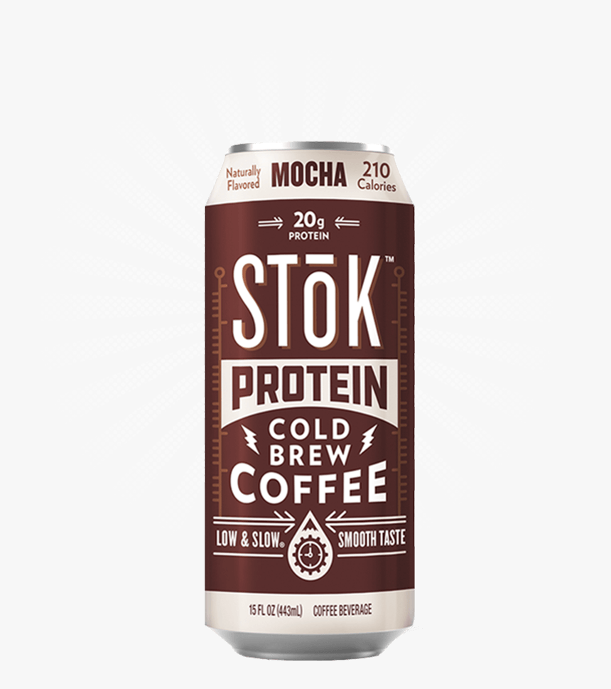 Stōk Protein Mocha Canned Cold Brew Coffee - Cream Soda, HD Png Download