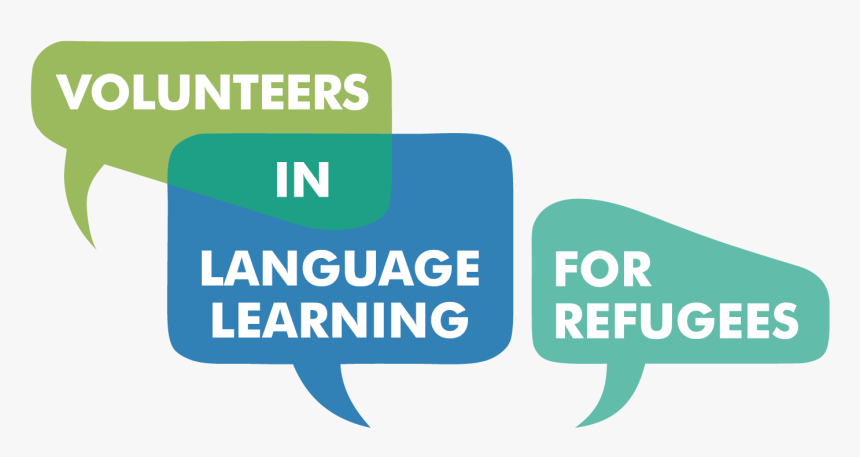 Volunteers In Language Learning For Refugees Logo - Graphic Design, HD Png Download