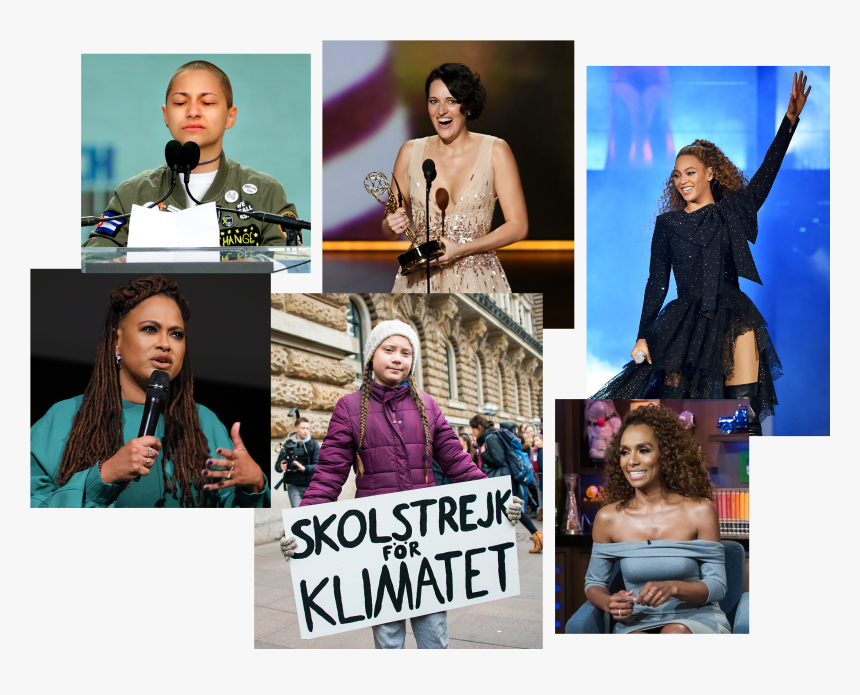 Image May Contain Janet Mock Phoebe Wallerbridge Beyonc - Collage, HD Png Download