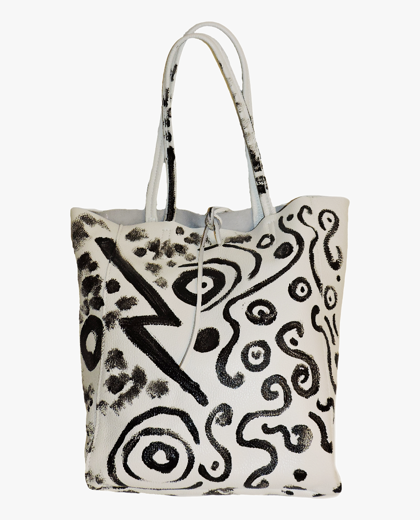 Hand Made & Painted Leather Bag - Shoulder Bag, HD Png Download