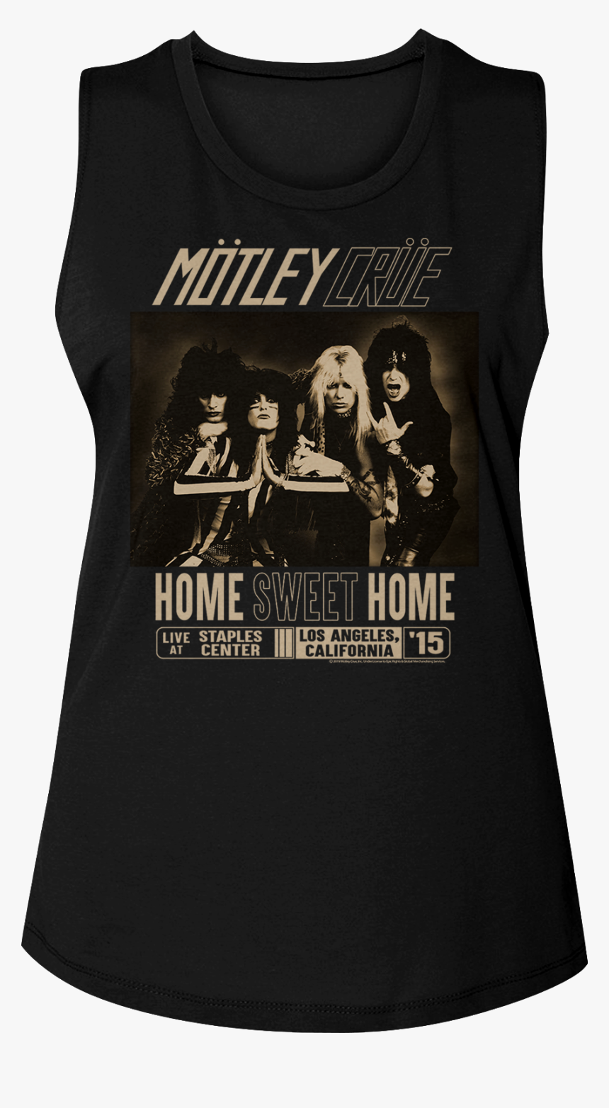 Ladies Home Sweet Home Motley Crue Muscle Tank Top - T Shirt Home Sweet Home Motley Crue, HD Png Download