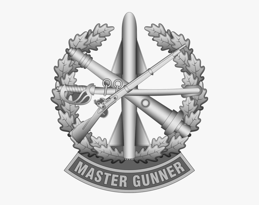 Us Army Master Gunner Identification Badge - Master Gunner Badge Sew, HD Png Download