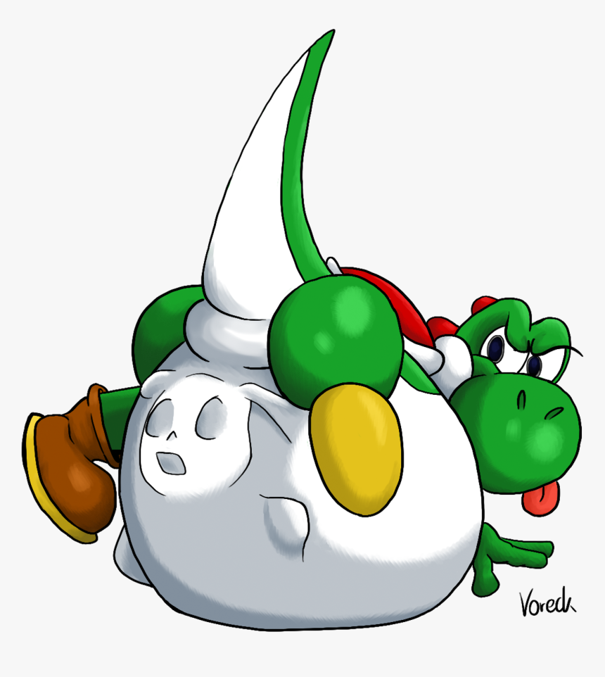 Yoshi Vored Pikachu - Cartoon, HD Png Download