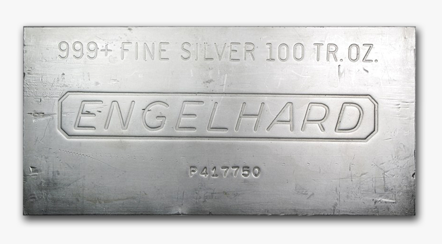 Silver Bar 100 Oz, HD Png Download