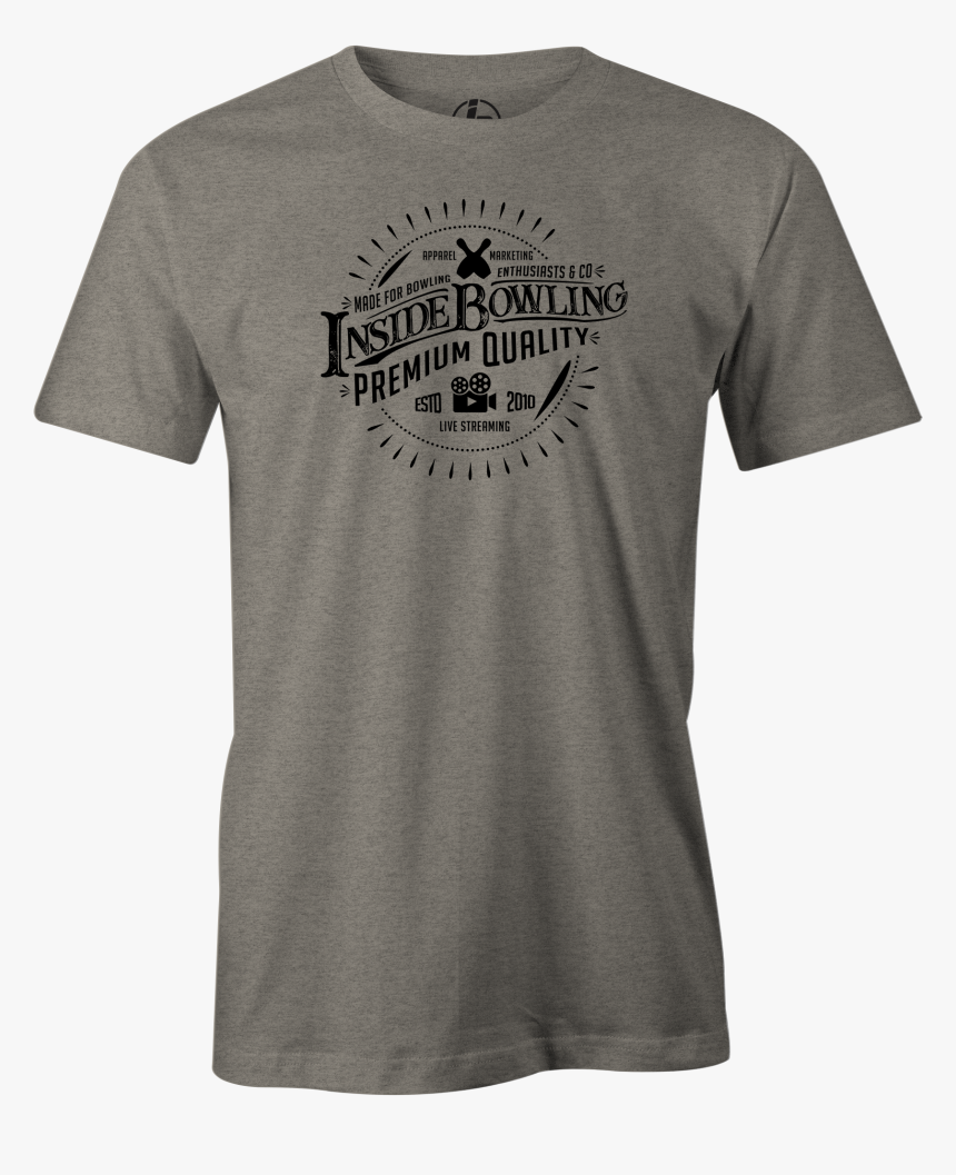 Inside Bowling Vintage Men S T Shirt, Grey, Tee, Tee - Active Shirt, HD Png Download