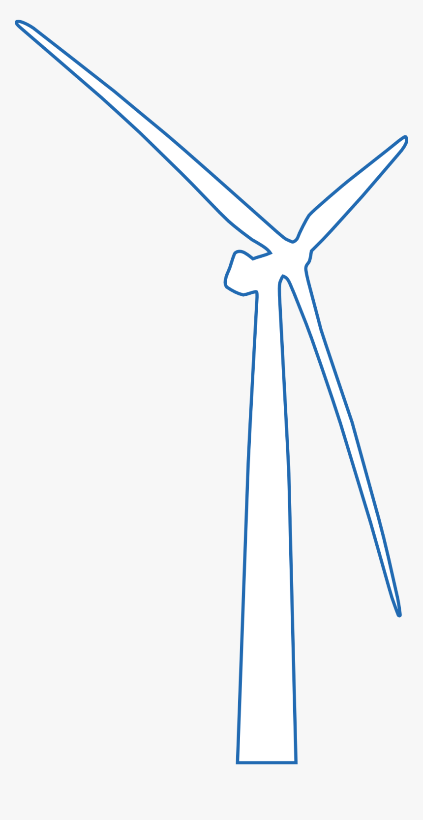 White Wind Turbine Clipart, HD Png Download