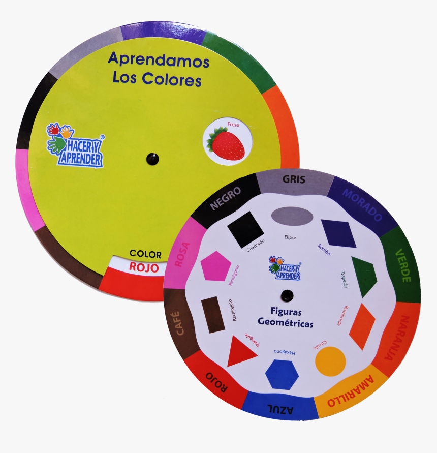 7126 Gira Disco Y Aprender Colores - Circle, HD Png Download