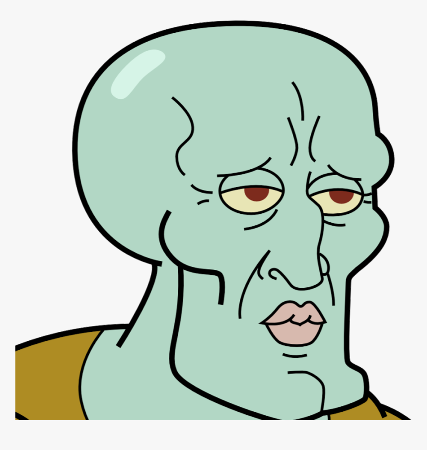 Handsome Squidward, HD Png Download