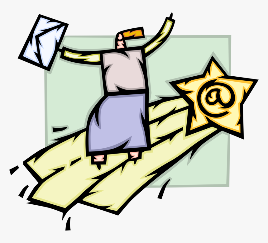 Vector Illustration Of Businesswoman Capitalizes On, HD Png Download