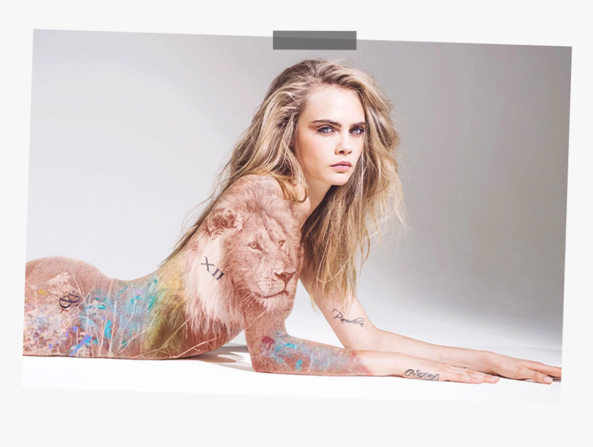 Cara Delevingne Bear Grylls, HD Png Download