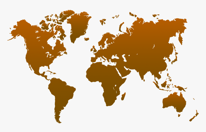 Map Png Image - World Map Png Footer, Transparent Png