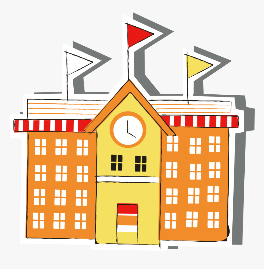 University Silhouette, HD Png Download