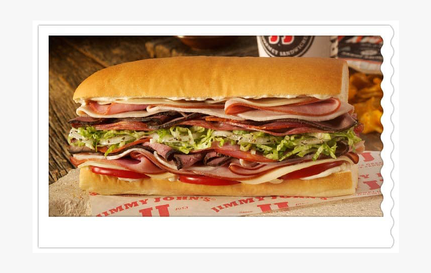 Jimmy John Sandwich, HD Png Download