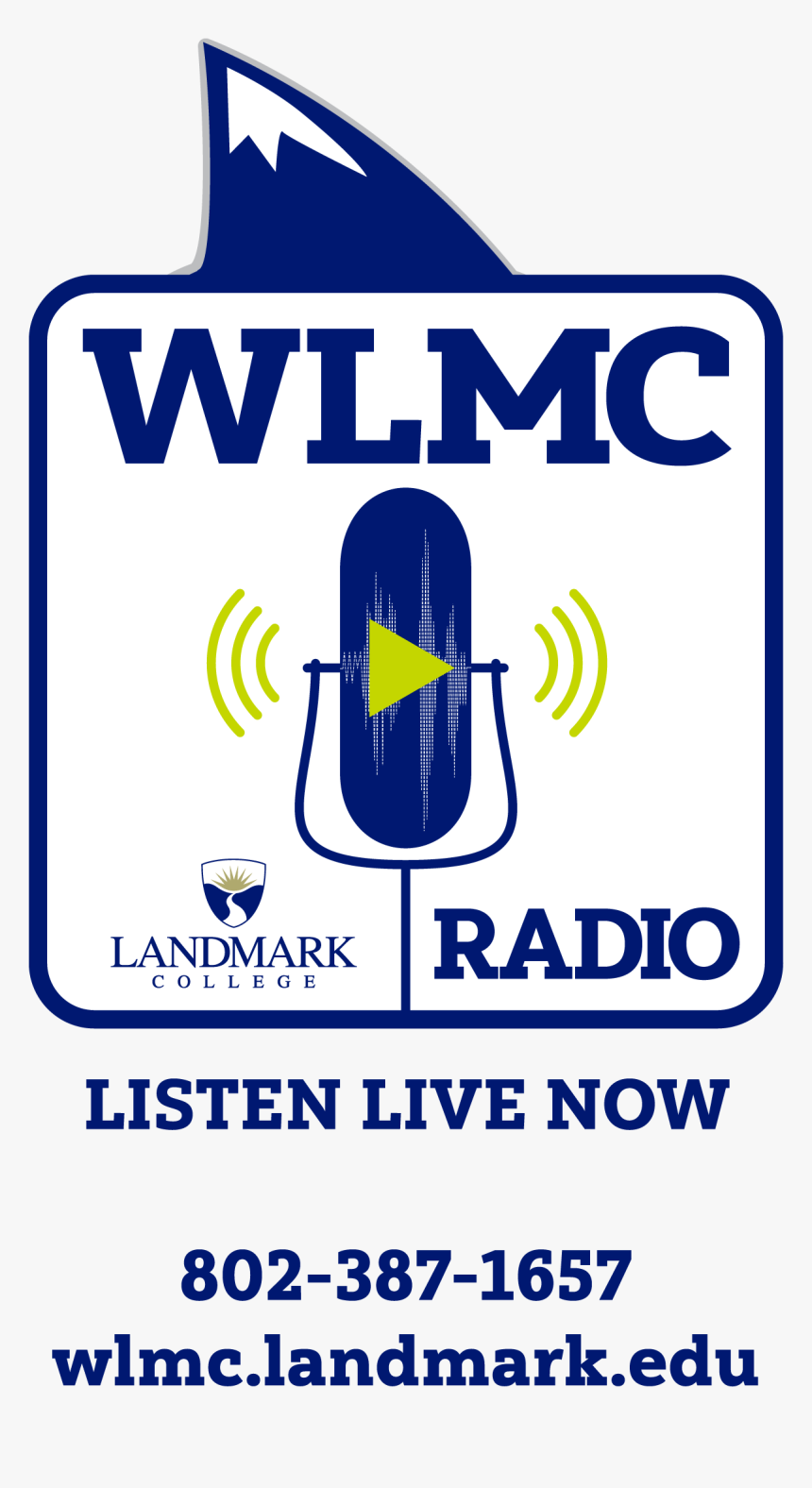 Wlmc Radio At Landmark College Logo, HD Png Download