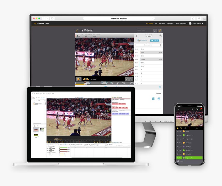 Dartfish-basket - Dartfish, HD Png Download