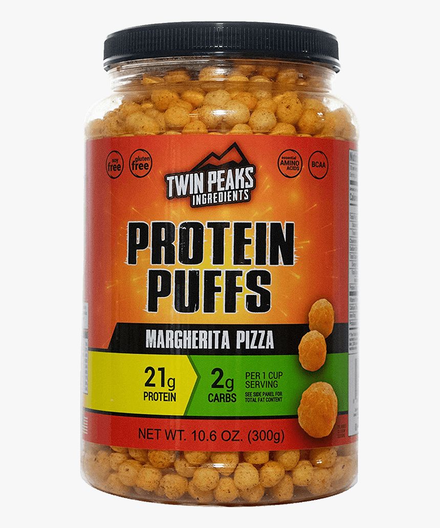 Twin Peaks Ingredients Protein Puffs Chips 300g / Margherita - Twin Peaks Protein Puffs, HD Png Download