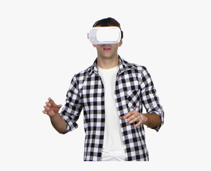 Blue And White Flannel Women's, HD Png Download