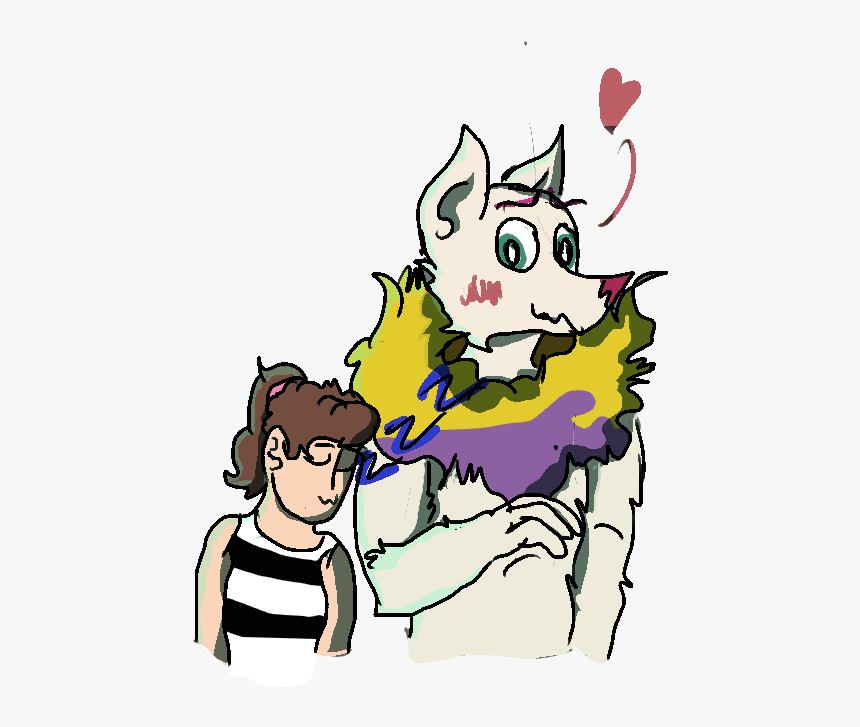 He Nervous And In Love - Cartoon, HD Png Download