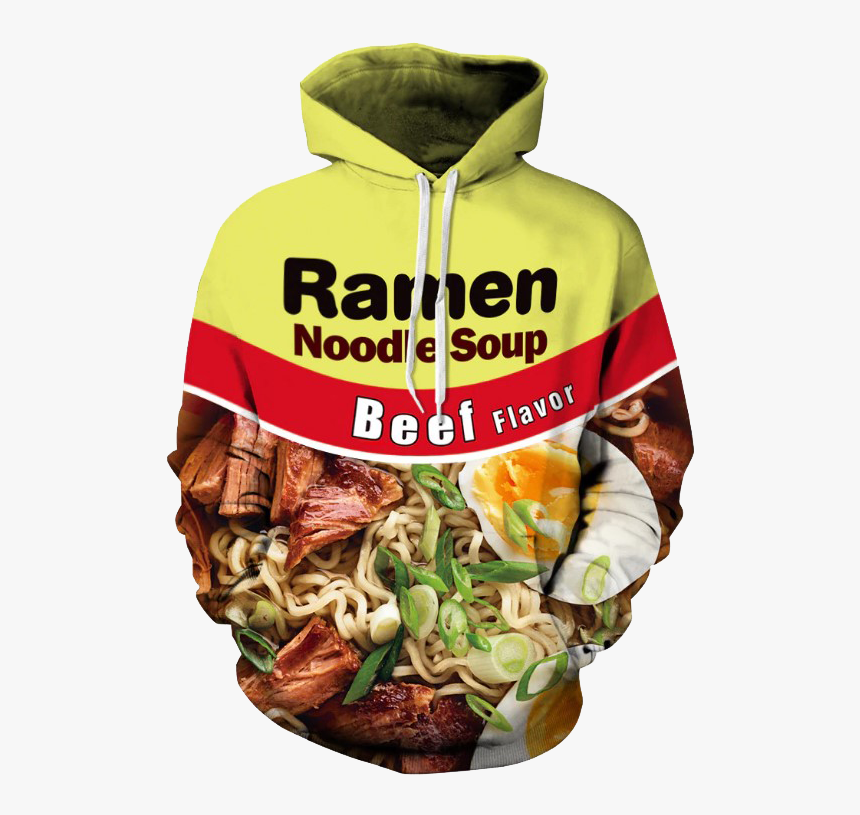 Beef Ramen Noodle Hoodie, HD Png Download