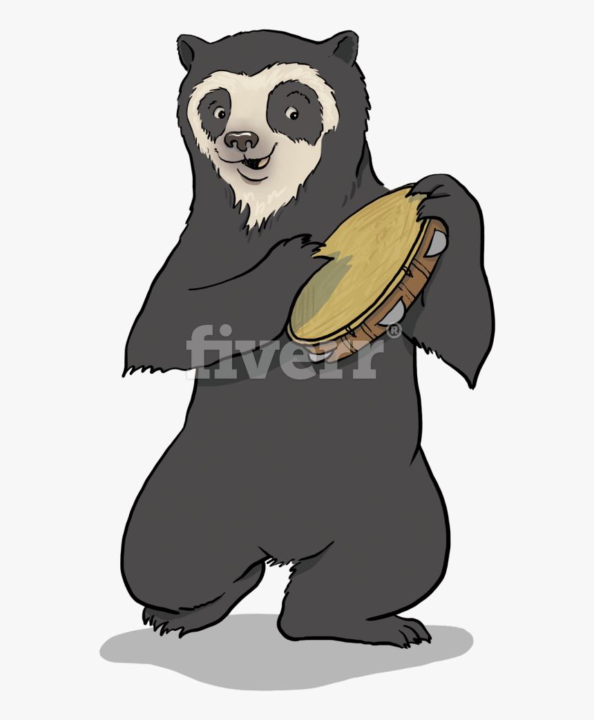 Transparent Grizzly Bear Png - Cartoon, Png Download