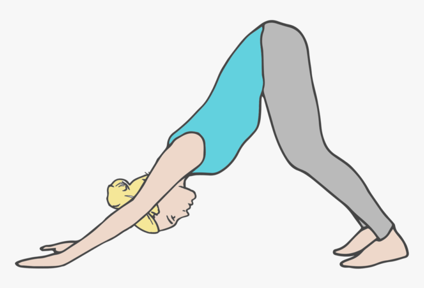 Downward Facing Dog - Stretching, HD Png Download