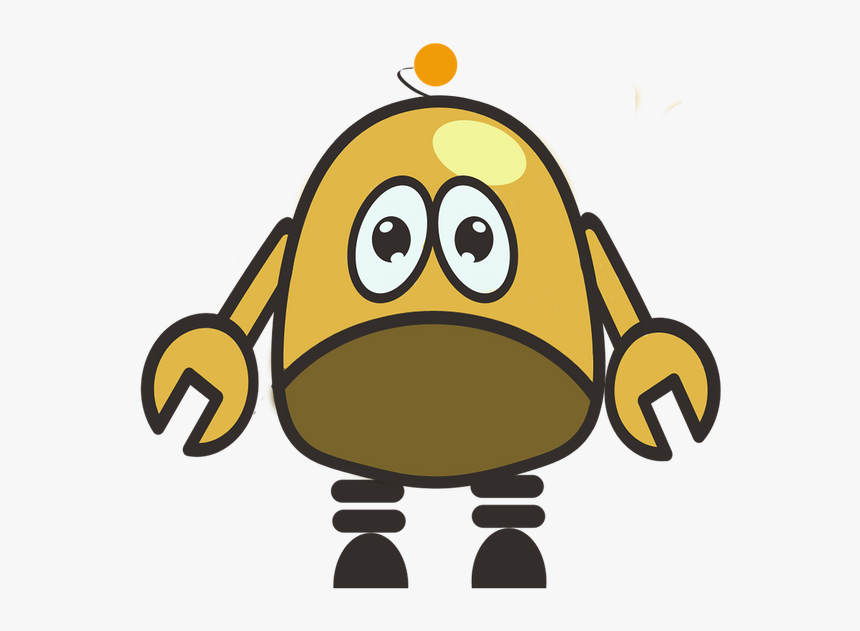 Robot Triste Png, Transparent Png