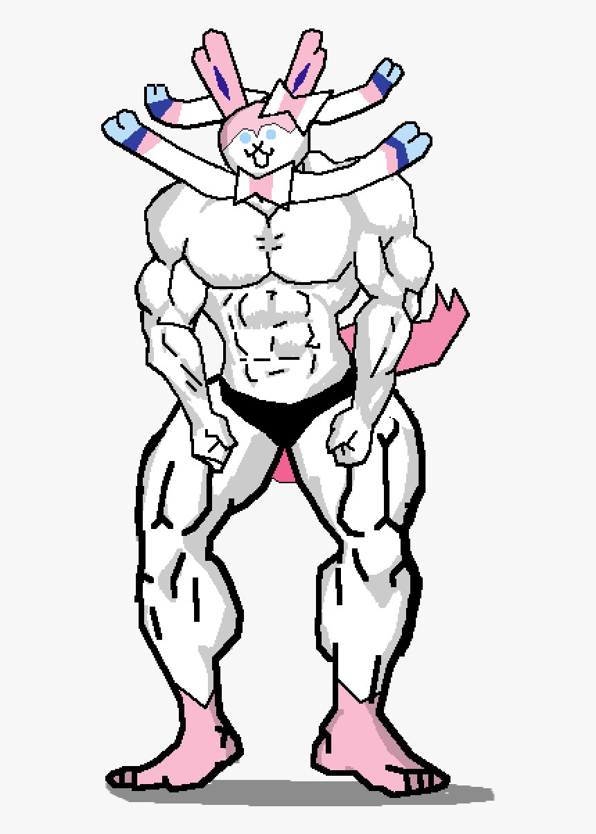 Beefcake Cat With Macho Legs, HD Png Download