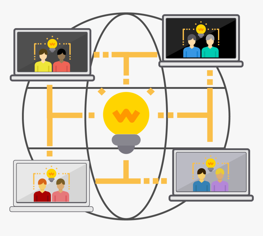 Light Bulb -people, HD Png Download