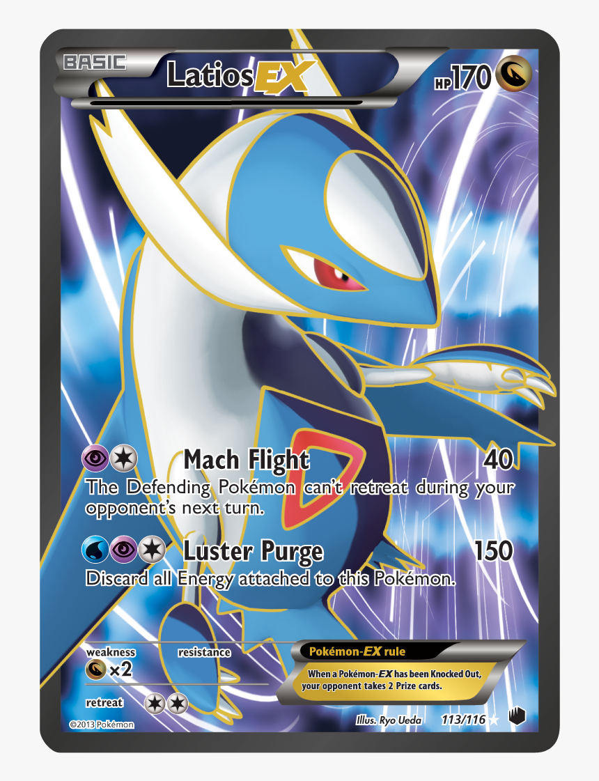 Latios Ex Full Art Plasma, HD Png Download