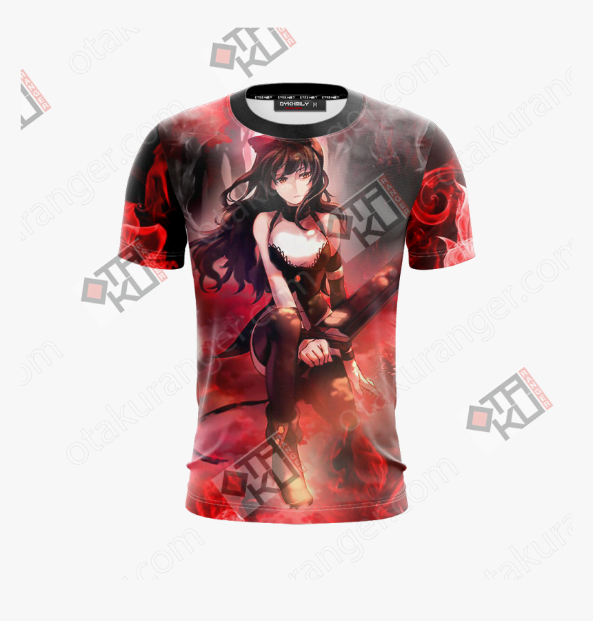 Rwby Blake Belladonna New Unisex 3d T-shirt - T Shirt Meliodas, HD Png Download