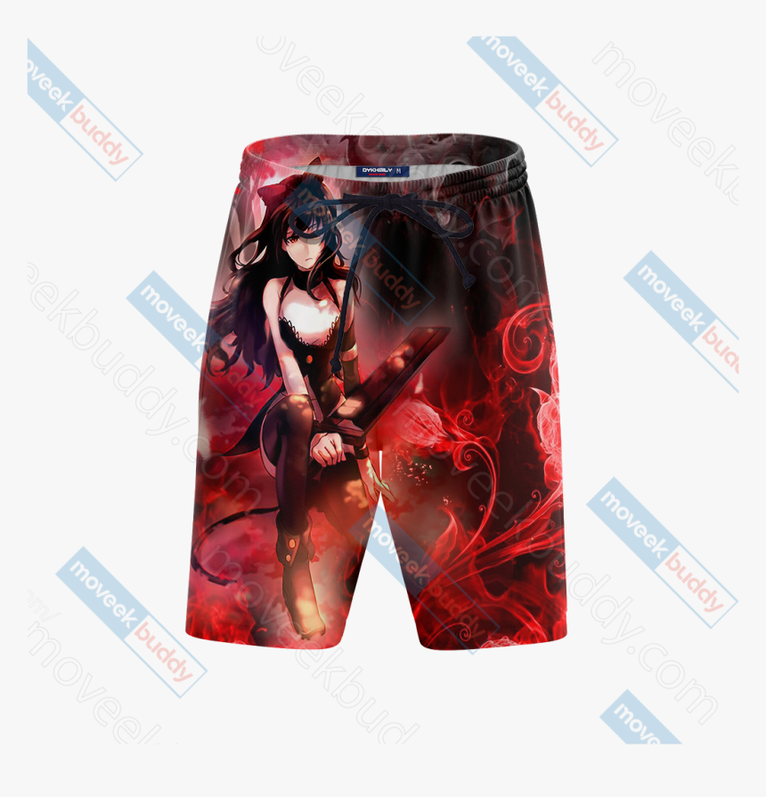 Rwby Blake Belladonna New Beach Shorts - Board Short, HD Png Download