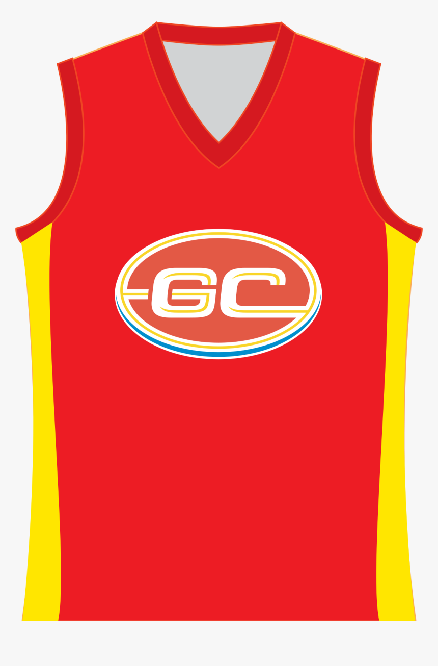 Gold Coast Suns Footy Jumper, HD Png Download