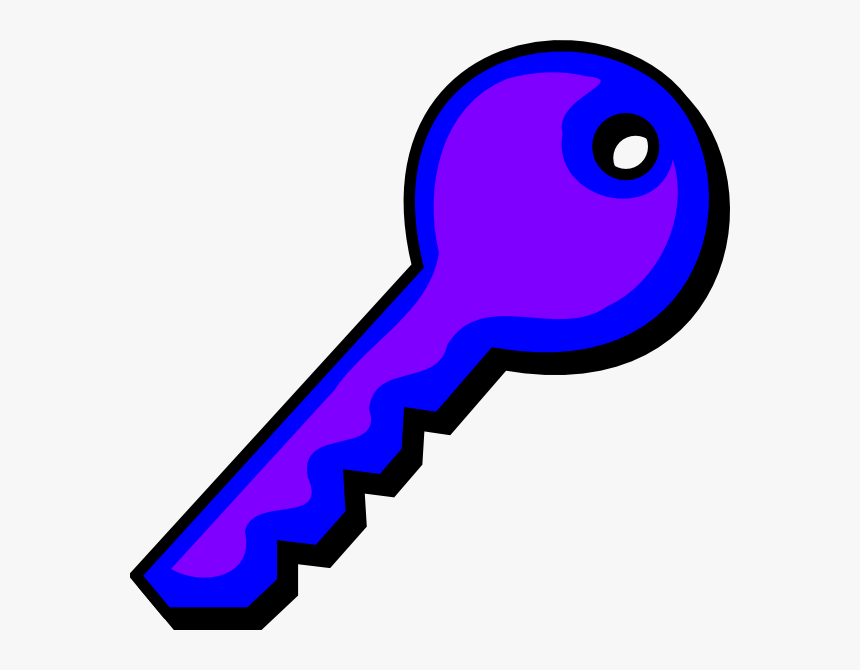 Colourful Key Clipart, HD Png Download