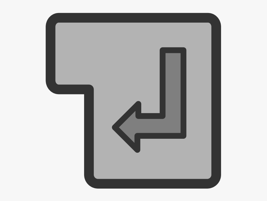 Key Enter Png Clip Arts - Enter Keys On Keyboard, Transparent Png