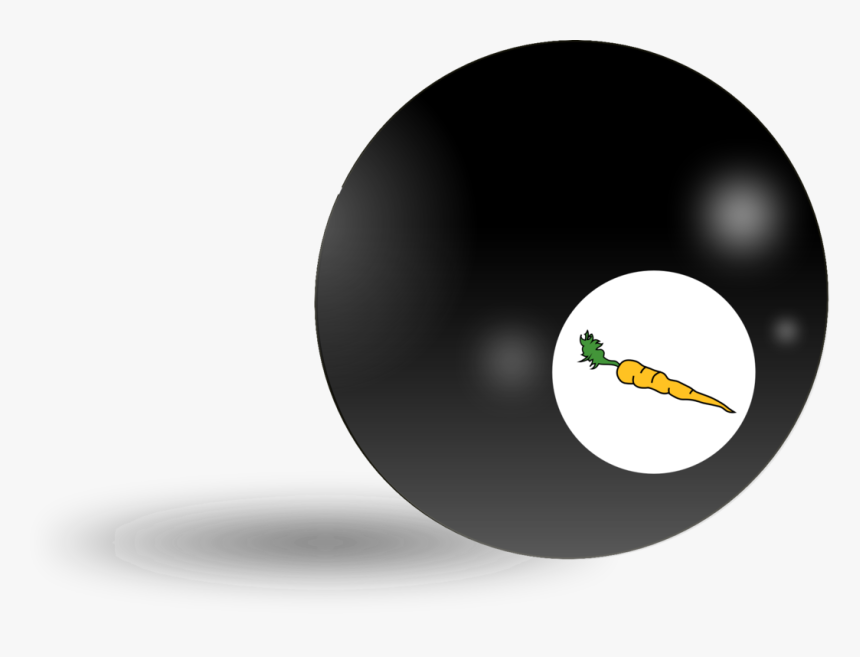 Ball Billar Bola Carrot Pool Zanahoria - Circle, HD Png Download
