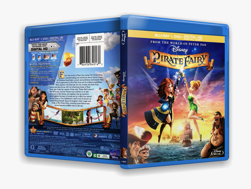 Campanita Hadas Y Piratas - Pirate Fairy Blu Ray Dvd, HD Png Download