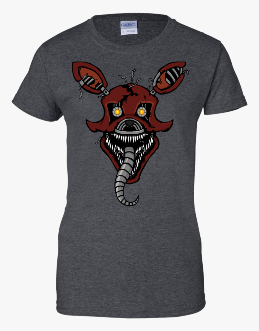 Five Nights At Freddys Fnaf 4 Nightmare Foxy T Shirt - Black Widow Superhero Shirt Girls, HD Png Download