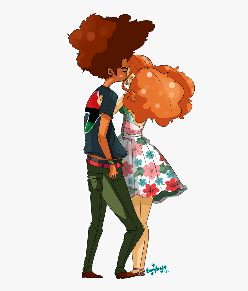 Huey And Jazmine - Jazmine Boondocks Fan Art, HD Png Download